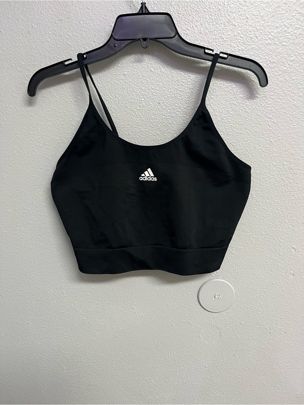 adidas Black Cropped Tank